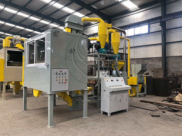 200——300kg/hour Medical Blister Pack Recycling Machine sold in Mexico