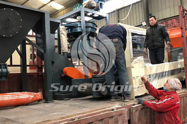 Máquina de reciclaje de placa de circuito PCB entregada a Hubei, China