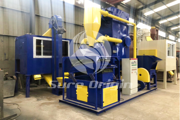 Máquina de reciclaje de granulador de alambre de cobre SY-C-600 en Emiratos Árabes Unidos