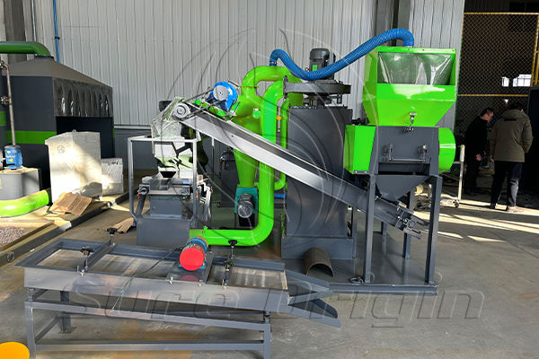 Egyptian customers purchased copper wire recycling machine